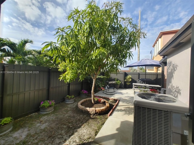 view of patio / terrace with cooling unit