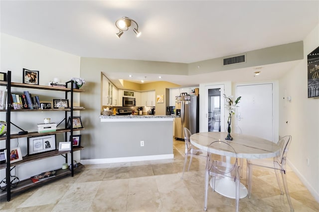 view of dining room