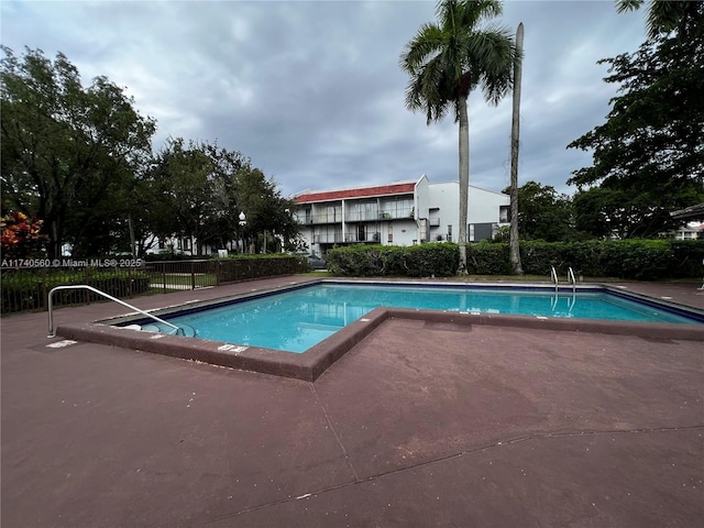 view of pool