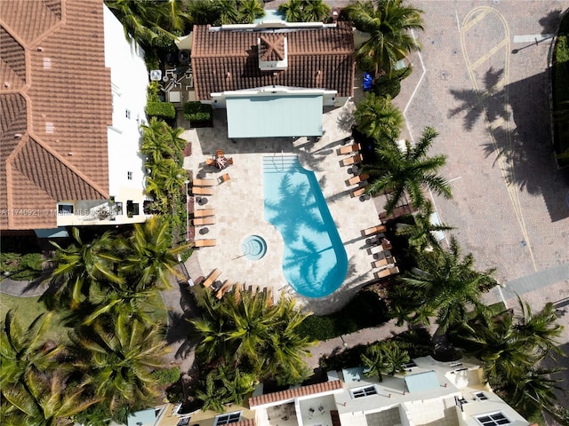 1799 NW 124th Way Unit 1799, Pembroke Pines, FL 33028 - aerial view of a pool area