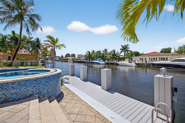 2816 NE 24th Pl, Fort Lauderdale, FL 33305 - dock with a water view