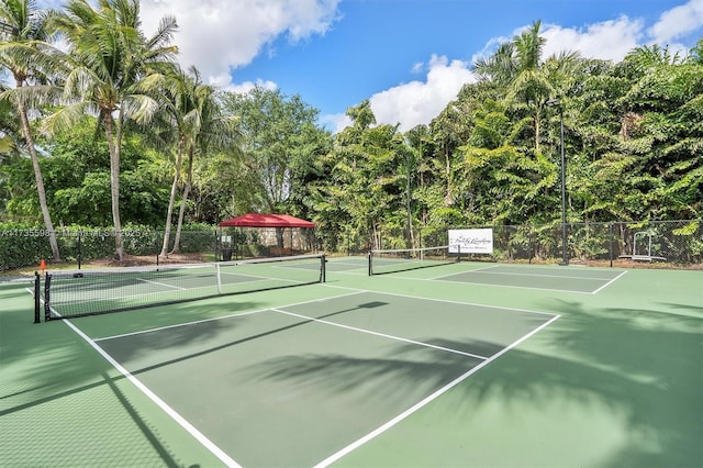 view of tennis court