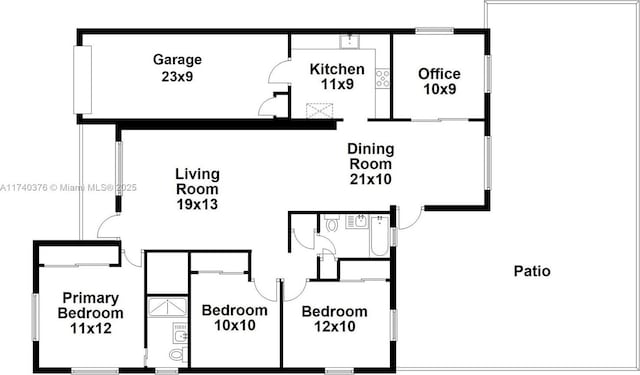 1249 Venetia Ave, Coral Gables, FL 33134 - floor plan