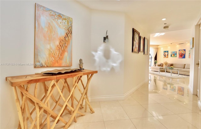 4000 Island Blvd Unit 2402, Aventura, FL 33160 - hallway with light tile patterned flooring