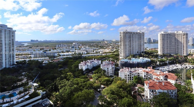 4000 Island Blvd Unit 2402, Aventura, FL 33160 - drone / aerial view featuring a water view