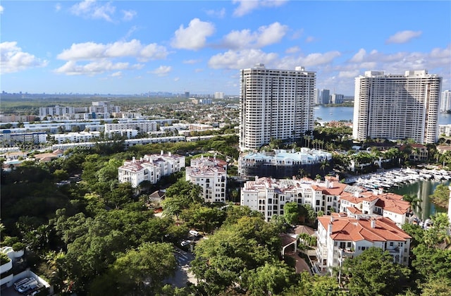 4000 Island Blvd Unit 2402, Aventura, FL 33160 - birds eye view of property with a water view