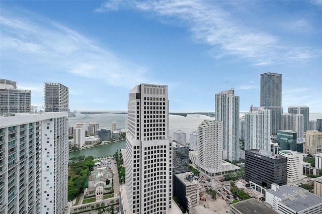 68 SE 6th St Unit 3911, Miami, FL 33131 - city view featuring a water view