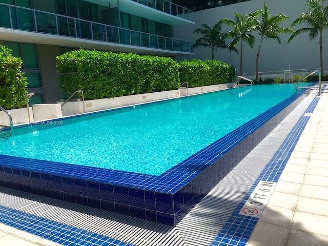 view of pool