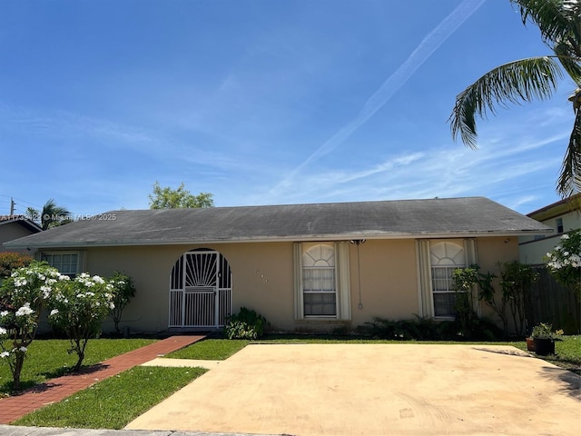 view of ranch-style house