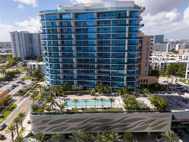 17550 Collins Ave Unit 1501, Sunny Isles Beach, FL 33160 - view of building exterior featuring central air condition unit and a city view