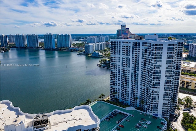 3530 Mystic Pointe Dr Unit 1513, Aventura, FL 33180 - aerial view featuring a water view