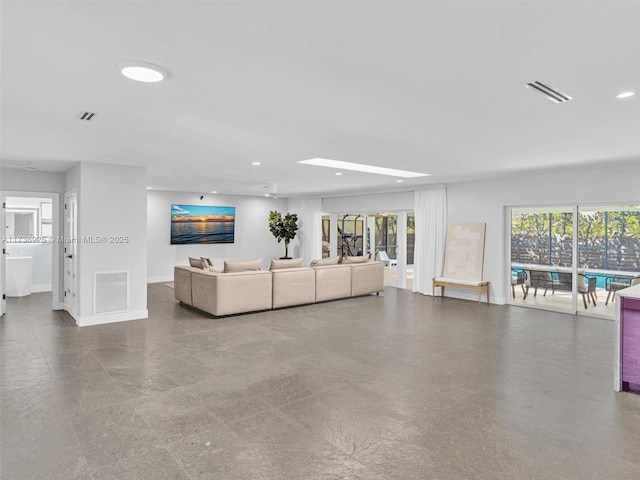 view of unfurnished living room