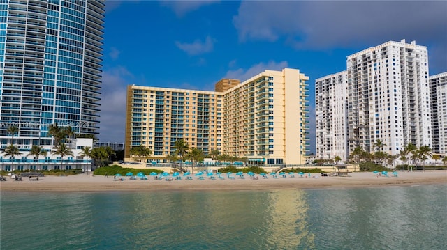 water view featuring a view of the beach