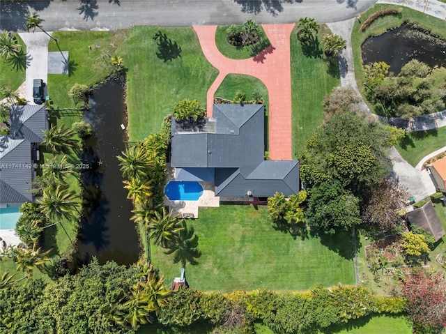 11965 SW 15th Ct, Davie, FL 33325 - aerial view of a pool area