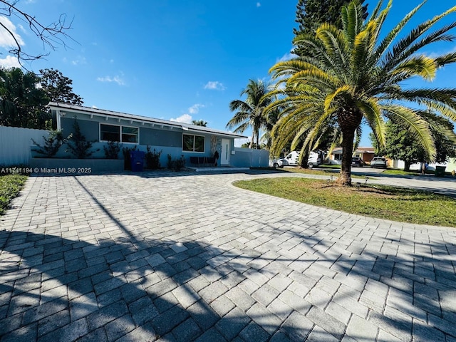 view of front of home