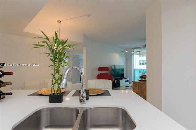 kitchen featuring sink