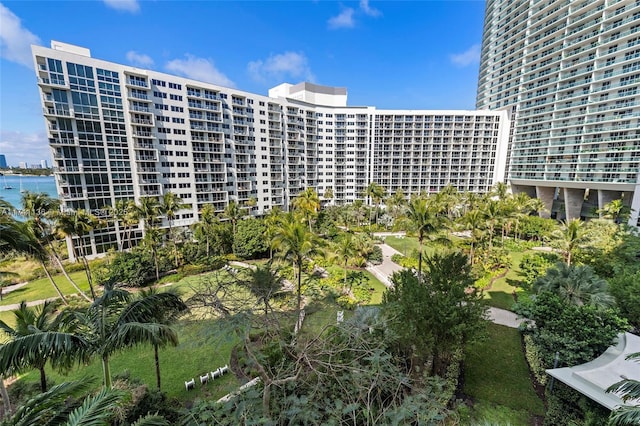 view of property featuring a water view