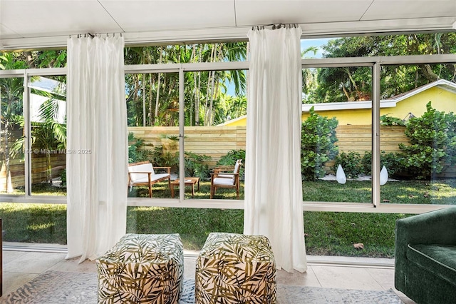 doorway to outside featuring a wealth of natural light