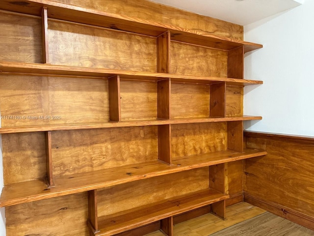 interior details with wood finished floors