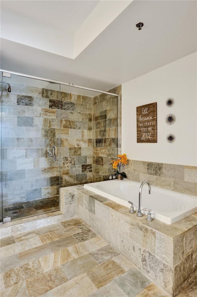 2681 N Flamingo Rd Unit 605S, Sunrise, FL 33323 - bathroom with a bath and a shower stall