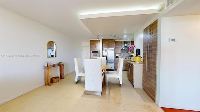 600 N Three Islands Blvd Unit 803, Hallandale Beach, FL 33009 - interior space featuring recessed lighting, baseboards, visible vents, and light tile patterned flooring