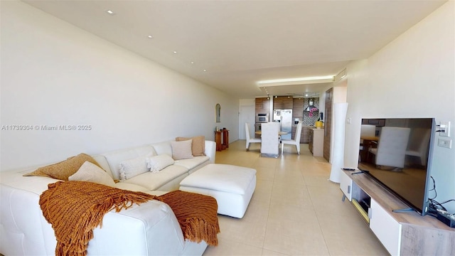 600 N Three Islands Blvd Unit 803, Hallandale Beach, FL 33009 - living area with light tile patterned floors