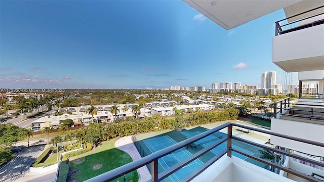 600 N Three Islands Blvd Unit 803, Hallandale Beach, FL 33009 - balcony with a city view