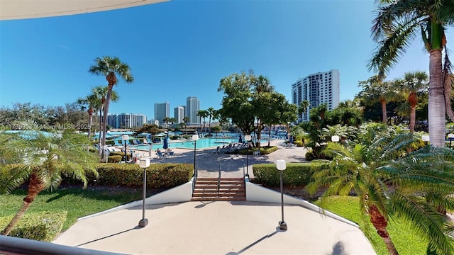 600 N Three Islands Blvd Unit 803, Hallandale Beach, FL 33009 - view of home's community with a city view
