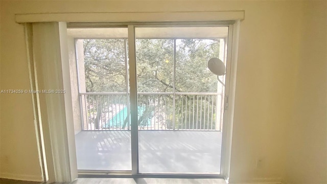 view of doorway