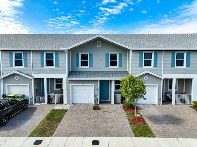 view of front of property with a porch