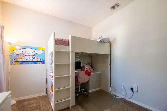 bedroom featuring carpet floors