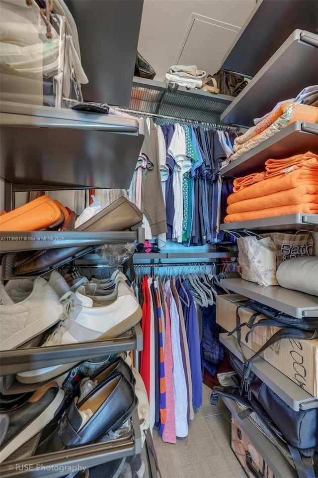 1900 N Bayshore Dr Unit 2004, Miami, FL 33132 - spacious closet featuring wood finished floors
