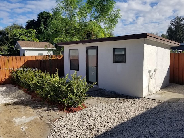 view of outbuilding