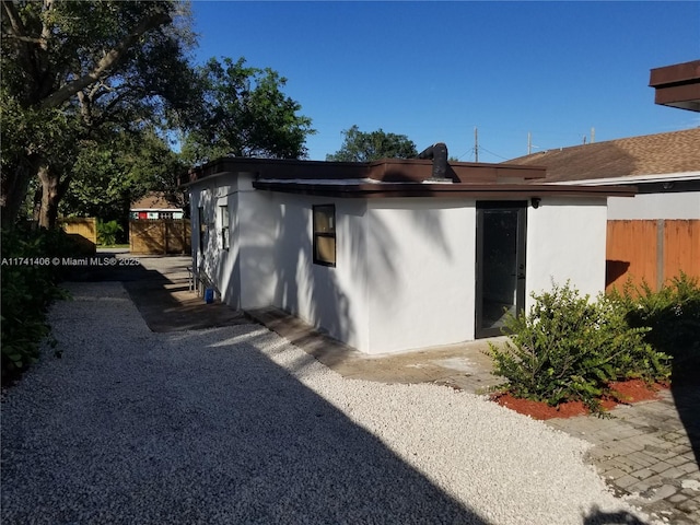 view of back of property