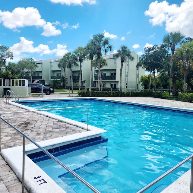 view of pool