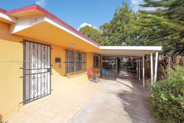 view of patio