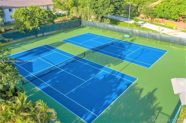 view of sport court