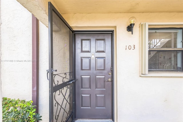 view of entrance to property