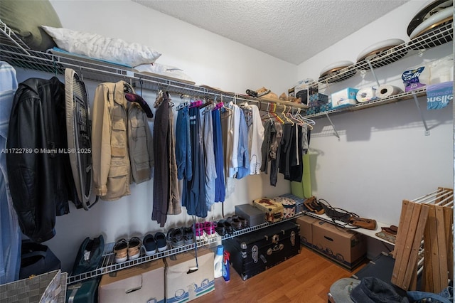 800 Parkview Dr Unit 523, Hallandale Beach, FL 33009 - spacious closet with hardwood / wood-style flooring