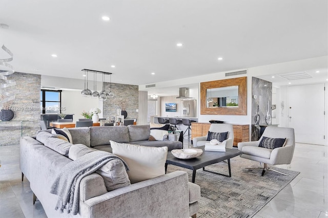 view of living room