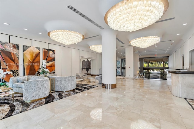 view of community lobby