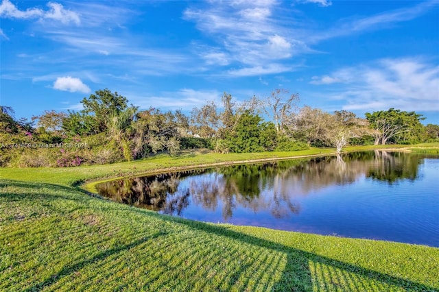 property view of water