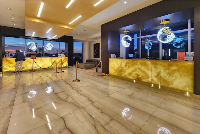 777 N Ocean Dr Unit S401, Hollywood, FL 33019 - reception area with a community bar