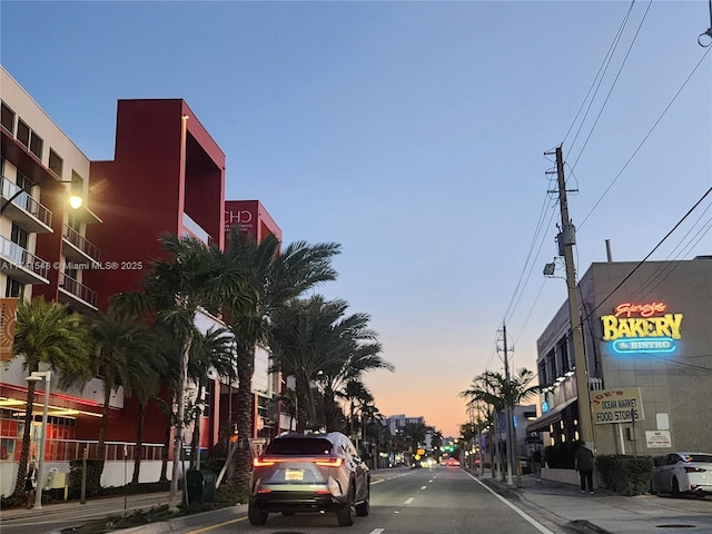 view of street