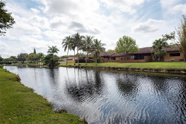 property view of water