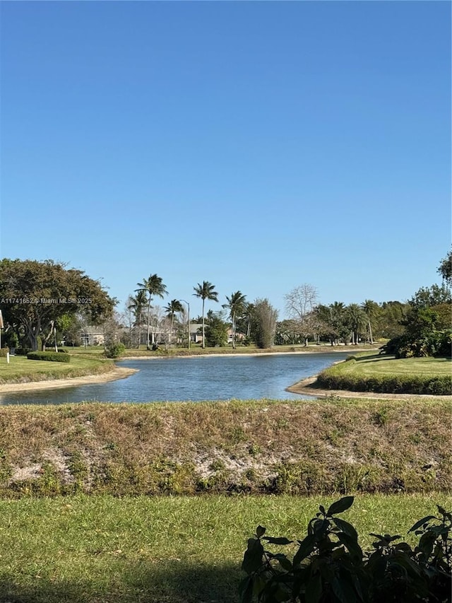 view of water feature