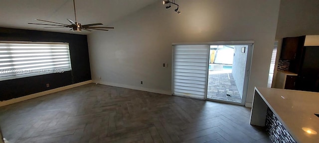 hallway featuring light parquet floors