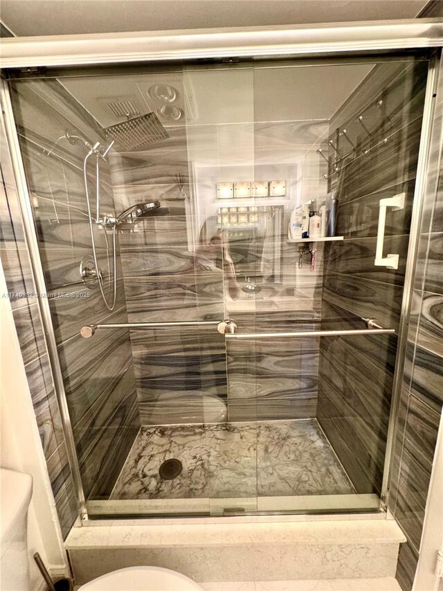 3850 Washington St Unit 317, Hollywood, FL 33021 - bathroom featuring an enclosed shower