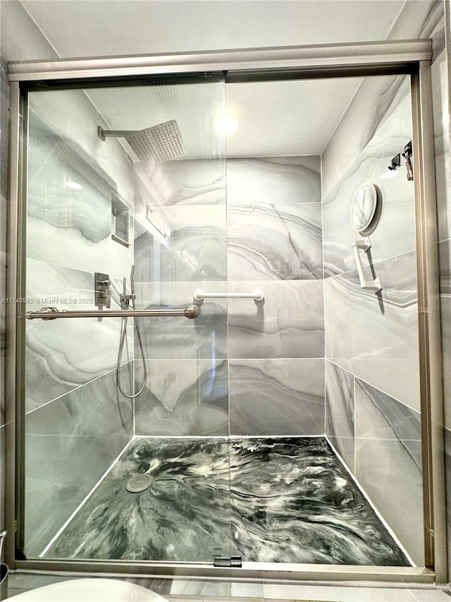 3850 Washington St Unit 317, Hollywood, FL 33021 - bathroom featuring an enclosed shower