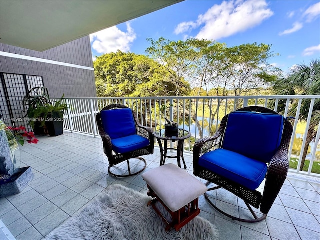 3850 Washington St Unit 317, Hollywood, FL 33021 - view of patio / terrace with a water view and a balcony